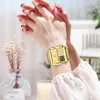 LIGE montre en or femmes Top marque de luxe créatif carré montres dames mode double affichage montre Relogio FemininoBOX 240118