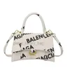 Модные дизайнерские сумки Маленькие мини-тоут с песочными часами Женские сумки для покупок Кошельки кошелек Роскошная искусственная кожа с буквой