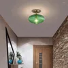 Ceiling Lights Nordic LED Glass Minimalist Bathroom Balcony Bedroom Entrance Light Fixture Indoor Lighting Lamp