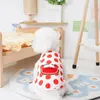 Vestuário para cães roupas para animais de estimação colete verão teddy bichon anti-derramamento pequeno gato