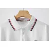 Diseñador de lujo monclairs Polo camisa clásica camiseta para hombre Top verano transpirable algodón camiseta suelta