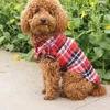 Dog Apparel Pet Clothing Plaid Shirt Cat And Handsome Puppy Teddy Barnari Sherry Supplies Accessories