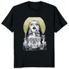 Mannen T-shirts Vintage Duivel Unholy Nun Shirt Harajuku Casual Aankomst T-shirt Zomer Mannen Gedrukt Cool T-shirt Mannelijke Tops