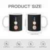 Mugs Minimalistic Solar System White Mug Tea Cup Coffee Friends Birthday Gift Planets Space Minimalist Void