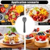 Spoons Coffee Stainless Steel Ice Cream Wear-Resistant And Fall-Resistant Cake Fruit Sporks Kitchen Accessory For Cutlets