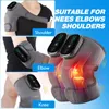 Electric Heating Knee Massager Far Infrared Joint Physiotherapy Elbow Knee Pad Vibration Massage Knee Pain Relief Health Care 240202