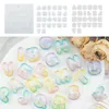 문자 a ~ z 곰팡이 알파벳 Quicksand Shaker Silicone Molds 에폭시 수지 곰팡이 DIY 보석 제조 결과 공급 액세서리 240202