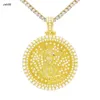 Designer de joias Hip Hop Moissanite Diamond Round PendantHipHop