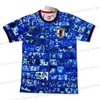 2024 Cup Japan Soccer Jersey Cartoon Fans Versão do jogador ISAGI ATOM TSUBASA MINAMINO HINATA DOAN KUBO MITOMA 22 23 24 Uniforme japonês Camisa de futebol Dragão chinês