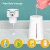 Liquid Soap Dispenser 400 ml Smart Washing Hand Machine Wall Mounted Liqiud USB Laddning Touchless för hemmakontor