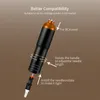 Penna per pistola per trucco permanente in lega di alluminio per macchinetta rotativa per tatuaggi con interfaccia RCA, importazione, 240202