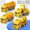 Diecast Model Cars Childrens Return Car Toy Car Cartoon Engineering Car Cement Mixing Truck Excavator Car Model Boy