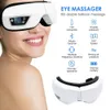 Ögonmassager med värmevibration 6d Smart Airbag Electric Eye Massage Instrument Eyes Care Glasses Beauty With Bluetooth Music 240127