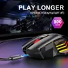 Souris sans fil rechargeable Bluetooth Gamer Gaming Mouse Ordinateur Ergonomique Mause avec rétro-éclairage RVB Souris silencieuse pour ordinateur portable 240119