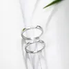 Cluster-Ringe aus 925er-Sterlingsilber, französischer „I Love You“, für Damen und Herren, einzigartiges Accessoire, Paar-Verlobungsring, verstellbarer Modeschmuck