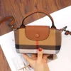 Fashionable Leather Small Trend New Casual Cowhide Mini Mobile Phone Plaid Cross Body Bag factory direct sales