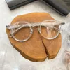 Montature per occhiali da sole Marca giapponese YM-027 Designer Occhiali da vista dalla trama classica Uomini delicati Occhiali da vista rotondi in acetato Occhiali da vista da donna