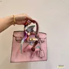 Platinum Trojan Designer Fashionable Bag Zipper Classic Doll Decoration Gold Handbag Womens Button Luxury Shoulder Crossbody bags