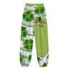 Damesjeans Dames Casual sportbroek St Patricks Day Patroonprint Workout Jogging Lange gymsportbroek voor joggingbroek