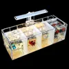 220V Creatieve Betta Aquarium Fokken Incubator Isolatie Box Watervrij Desktop Kleine Acryl Ecologische Aquarium Tank 240124