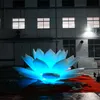 10mD (33ft) with blower wholesale Giant Inflatable Lotus Flower with LED light for 2024 Outdoor inflatable Concert nightclub Stage Decoration