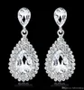 Shining Fashion Crystals Earrings Rhinestones Long Drop Earring For Women Bridal Jewelry Wedding Present For Bridesmaids BW0096939318