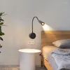 Wandlamp C2 3000 K/4000 K/6000 K Brons Wit 3 W LED Leeslamp Zwanenhals Voor Bed hoofdeinde Bureau Nachtkastje Schakelaar