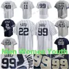 2024 Custom 99 Aaron Judge 22 Хуан Сото Джерси Энтони Вольпе Энтони Риццо Нестор Кортес -младший Джанкарло Стэнтон Аарон Хикс Джои Галло Глейбер Торрес Геррит Коул