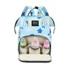 Nylon mama-tas met print voor gebruik buitenshuis Lichtgewicht moeder- en babytas met grote capaciteit Modieuze mama-rugzak 240118