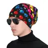 Bérets MARDI GRAS PERLES ;Chapeau tricoté imprimé Art déco, casquette de randonnée Vintage Hip Hop pour femmes et hommes