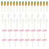 Feestelijke benodigdheden KX4B 48PCS CAKE TOPPERS PASEN VOOR KID BOY GIRL Birthday Party Diy Decorations