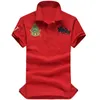 Zomer Heren RL Big Pony 100% Katoen Vrijetijdsmode Revers Top Tees Mannen Korte Mouw Elegant Klassiek Paard Poloshirt Luxe Designer Golfkleding 8080