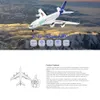 wltoys xk a120 rc平面3ch 2.4g EPPリモコンマシンエアプレーン固定翼RTF A380 RC航空機モデル屋外玩具240202