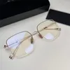 Óculos de sol quadros quadrados-v japonês puro titânio quadrado óculos de ouro homens moda prescrição prata óculos clássico designer eyewear