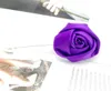 5pcs Purple Satin Rose Handmade Flower Brooch Pin Wedding Party Favor Gifts For Guests Bridesmaid Man Groomsman8382452