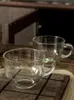 マグカップビッグベリーカップ北ヨーロッパ大容量ガラスミルクセーキオーツ朝食茶コンテナ2024ハンドル透明