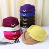 Beretowy beret hat kobiety stewardess air Hostesses imprezowy hats kostium cosplay