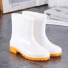 Outdoor Fishing Shoes Men Rainboots Waterproof Shoes for Women SlipOn Adult Botas De Lluvia Hombre Men Shoes 240123