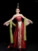 Bühnenkleidung, Tanzkleid, klassische Performance, Hanfu-Kleidung, Tang-Rock, ethnischer chinesischer Stil, elegante Kunstprüfung