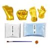 DIY Gips Mold 3D Hand Foot Print för Baby Souvenir Casting Kit Couples Wedding Holding Home Decor 240125