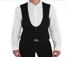 Black Wedding Groom Vests Regular Style Custom Made Formal Men passar Vest Wedding Prom Dinner Waistcoat3272785