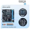 اللوحات الأم H61 Motherboard 16GB Micro-ATX Computer LGA1155 مقبس I3/I5/I7 CPU دعم 2 X DDR3 Realtek 10/100 MBPS LAN