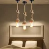 Lampes suspendues lumières de corde E27 pour lampe suspendue industrielle Loft grenier (80 cm)