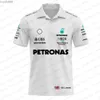 JZ2S Polos Polos Mens F1 Racing Fan Summer Polo Shirt Bluza Lewis 44 George 63 Driver