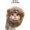 Cat Costumes Lion Mane Kitten Dress Up Peruka Myble Fancy Fancy Fair Hat na Boże Narodzenie Halloween