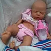 12 Micro Preemie Full Body Silicone Baby Doll Boy Liam Girl Nova Lifelike Reborn Doll Surprice Children Anti-Stress 240130