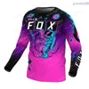 M419 camisetas masculinas de manga longa camisa de mountain bike downhill enduro camisas motocross corrida de motocicleta mtb bat fox camiseta