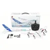 Wltoys XK A120 RC Avião 3CH 2.4G EPP Máquina de controle remoto Avião de asa fixa RTF A380 RC Modelo de aeronave Brinquedo ao ar livre para crianças 240202