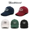 7rings Arrival Causal Badblood Baseball Cap for Women Men Unisex Korea Ins Embroidery Letters Adjustable Size Visor 240202