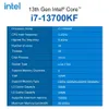 Intel Core i713700KF I7 13700KF 34 GHz 16Core 24Thread CPU Processor 10nm L330M 125W LGA 1700 Gaming Processador 240123